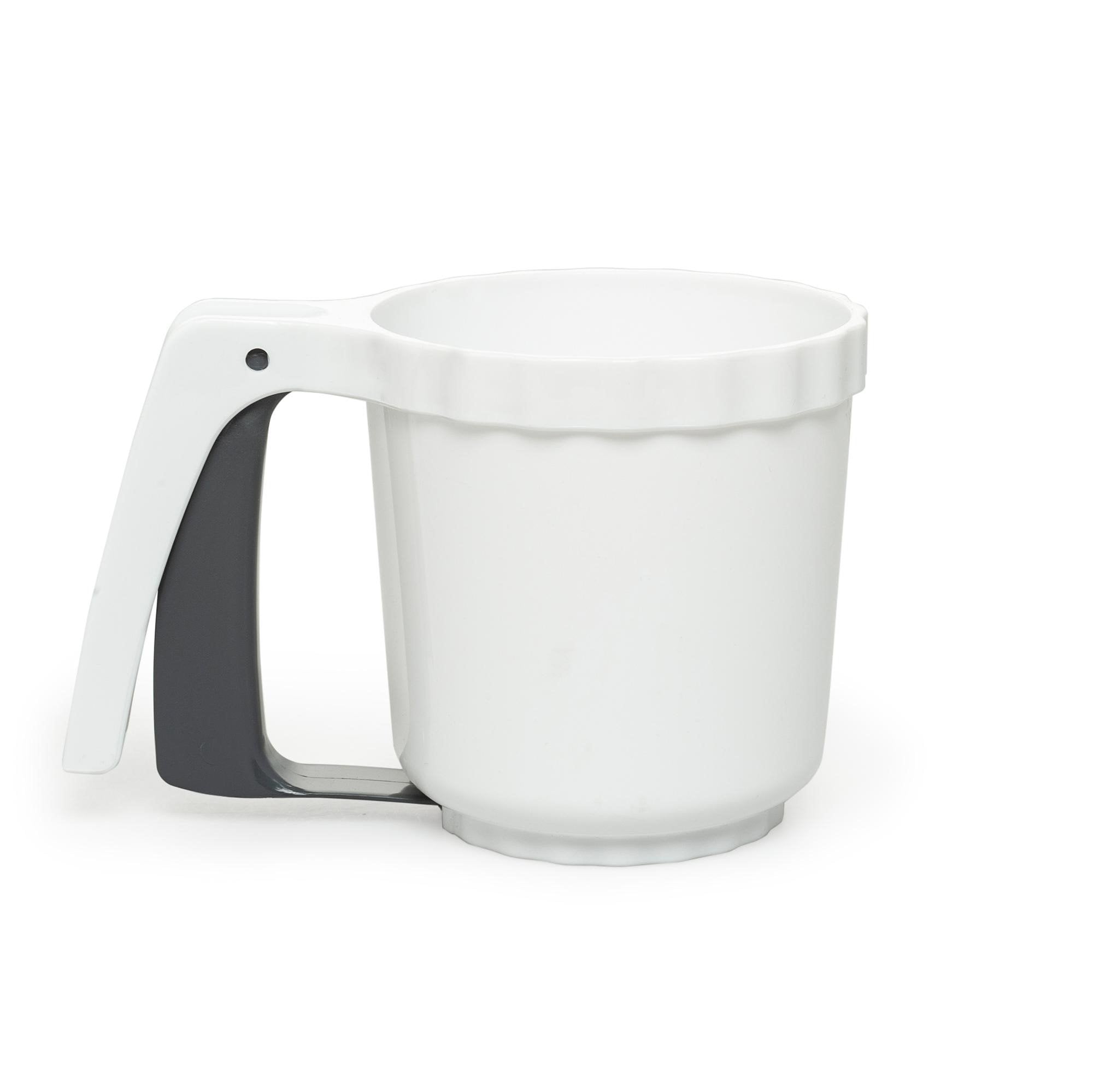 Flour Sifter - Jug with Mechanical Sifting [Compact] [Ideal for baking]