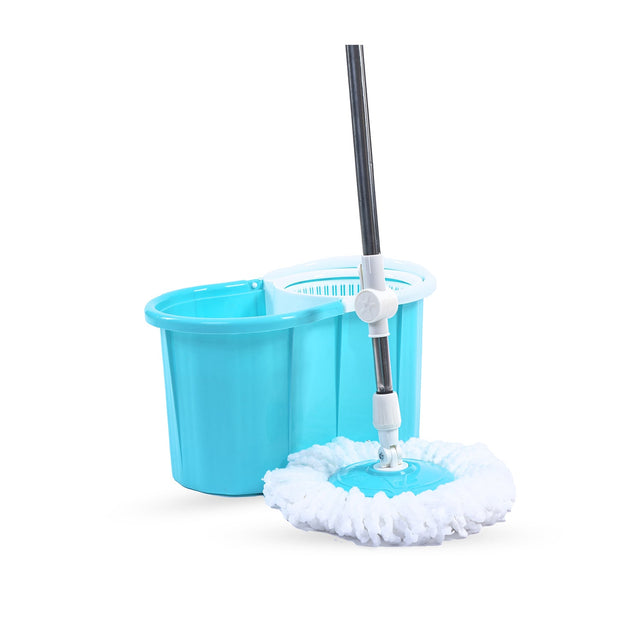 Zidello Spin Mop - Magic 360-Degree with Microfiber Mop Head