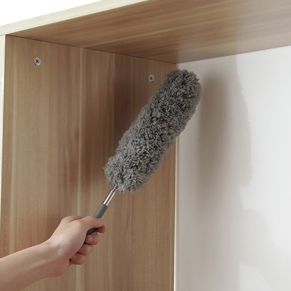 2.8m Microfiber Duster with Telescopic Stainless Steel Pipe –  Perfect for Ceiling, Fans, and Furniture Cleaning