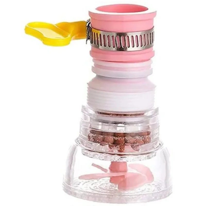 Rotating Turbo Faucet Attachment – 360° Flexible Water Spray Nozzle & Kitchen Sink Tap Extender