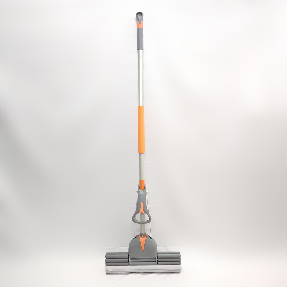 Zidello Triple Roller PVA Sponge Mop – Super Absorbent Telescopic Floor Mop for Indoor Cleaning