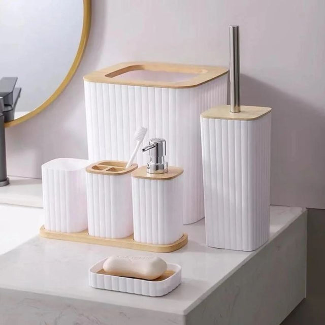 ABS Bathroom Accessory Set 6-Piece