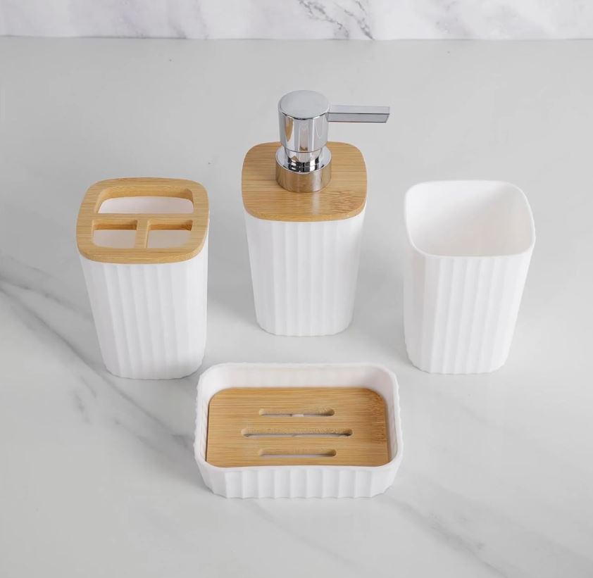 ABS Bathroom Accessory Set 6-Piece