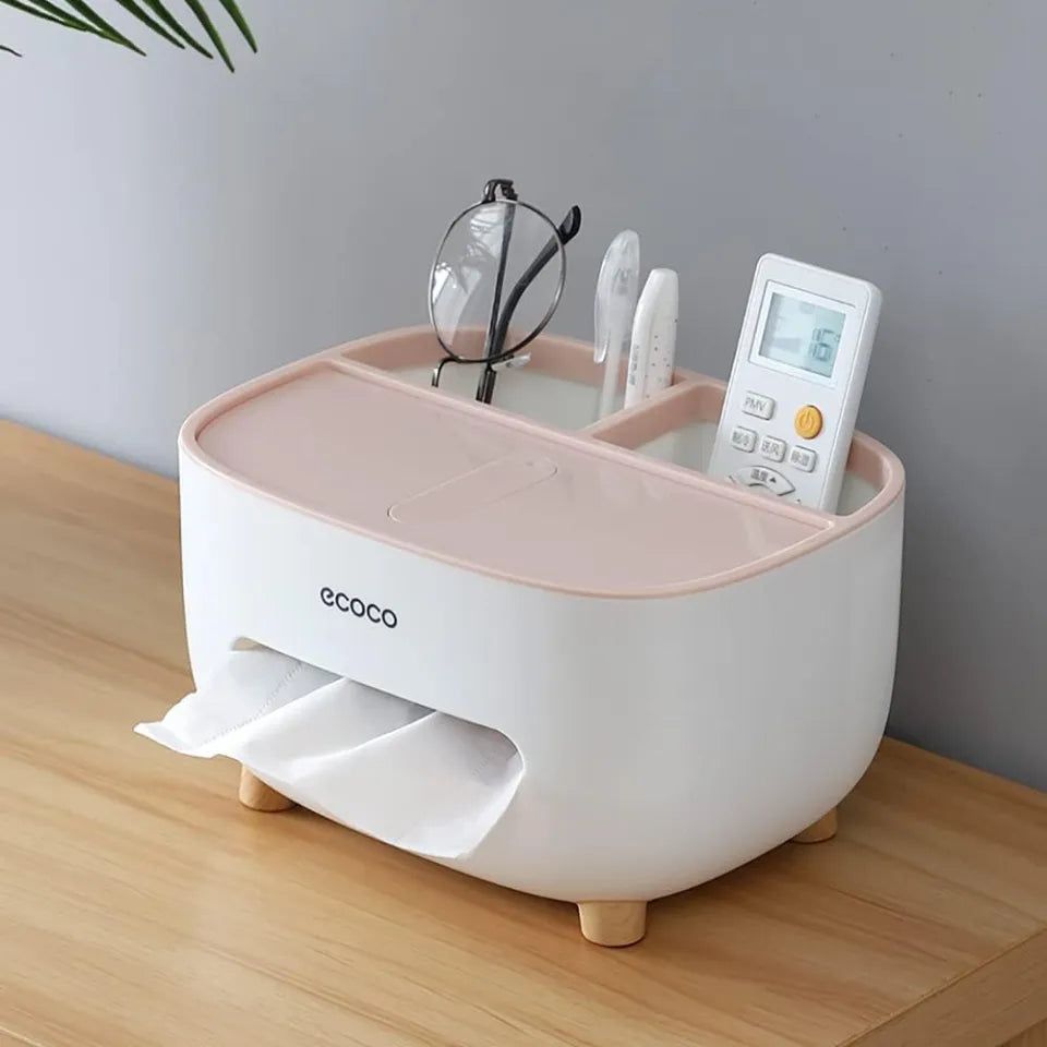 ECOCO Waterproof Toilet Paper Holder – Multi-Function Bathroom Tissue & Storage Organizer