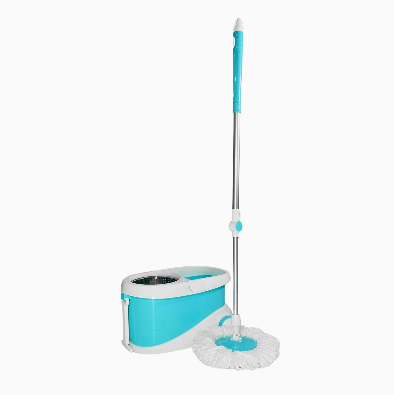 WAVE Wheeler Spin Mop with Microfiber Mop Head