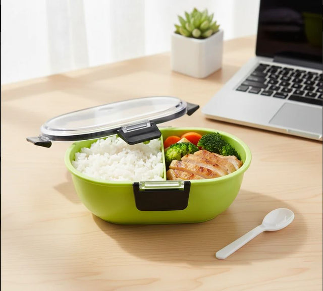 Bento Lunch Box with Divided Compartments – Leak-Resistant Food Storage & Meal Prep Container