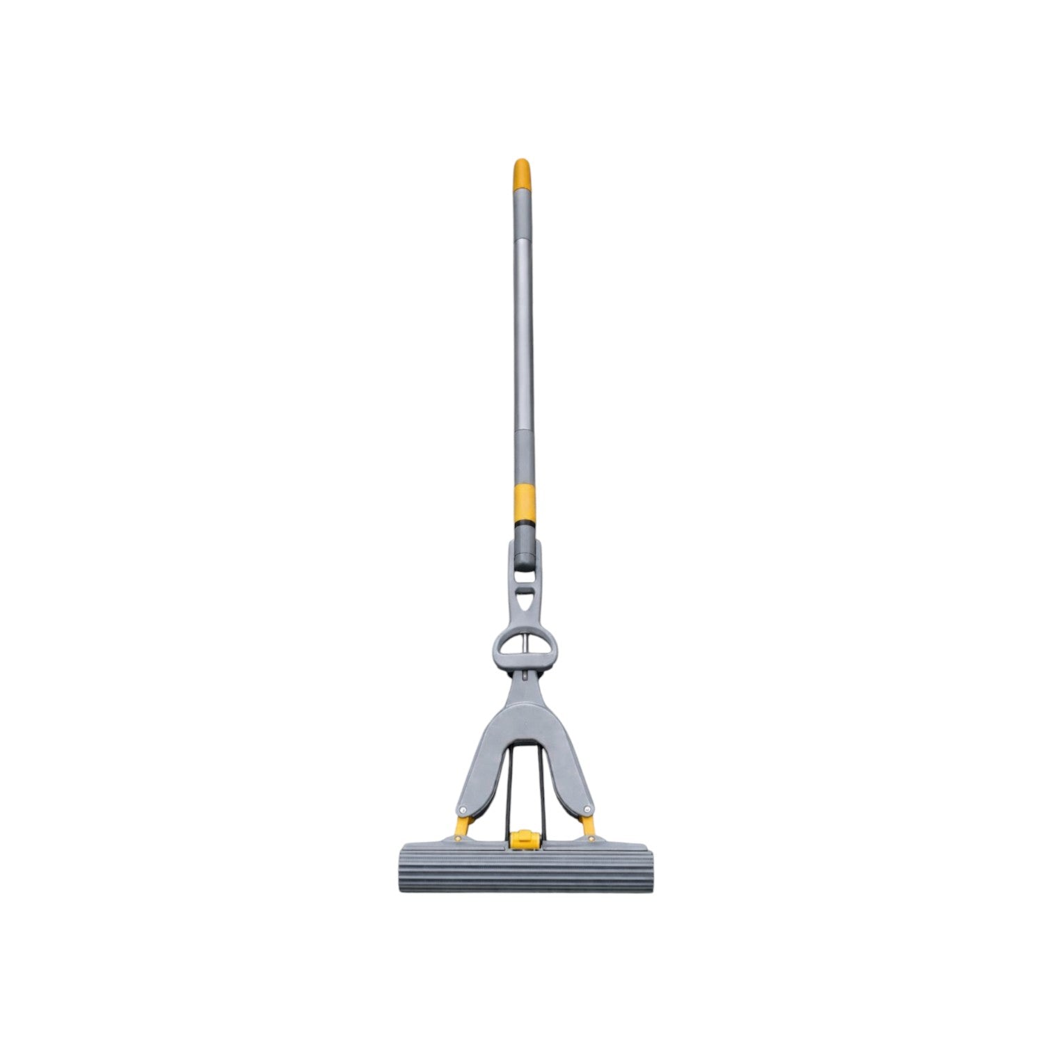 Zidello Double Squeeze Floor Sponge Mop – Hands-Free Cleaning Mop with Super Absorbent PVA Sponge for Home, Kitchen, and Office Floors