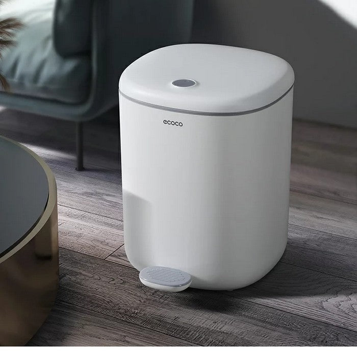 ECOCO Pedal Garbage Can – Upgrade Style Foot-Operated Waste Bin with Modern Lid