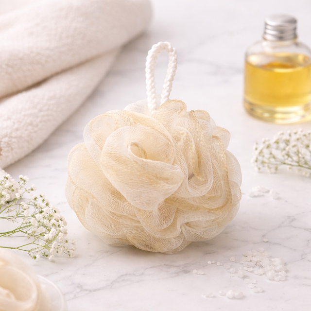 Zidello Bath Loofah – Naturally Exfoliating Shower Sponge