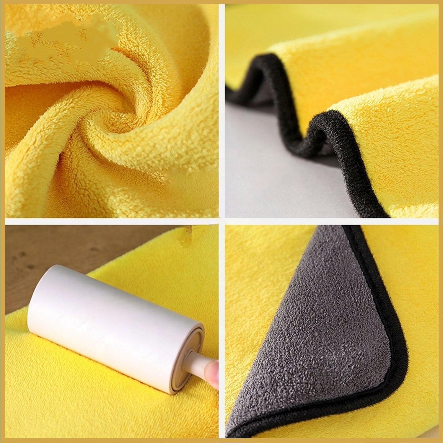Durable microfiber cleaning cloth for everyday household use