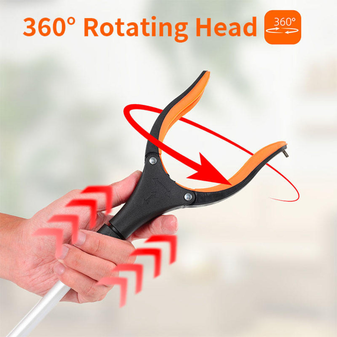 Zidello Long Reach Grabber Tool | Heavy-Duty Reacher & Litter Picker with Ergonomic Handle