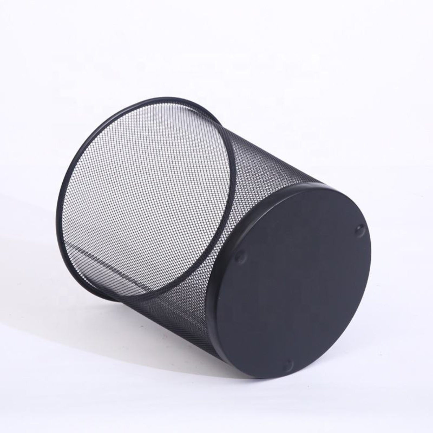 Zidello compact metal mesh dustbin for home and office, lightweight and durable waste bin