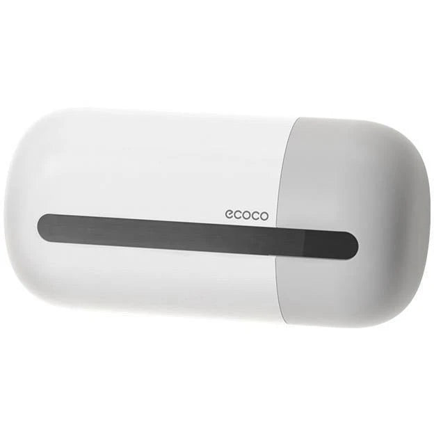 ECOCO Wall-Mounted Tissue Holder – Modern Toilet Paper Dispenser & Bathroom Tissue Organizer