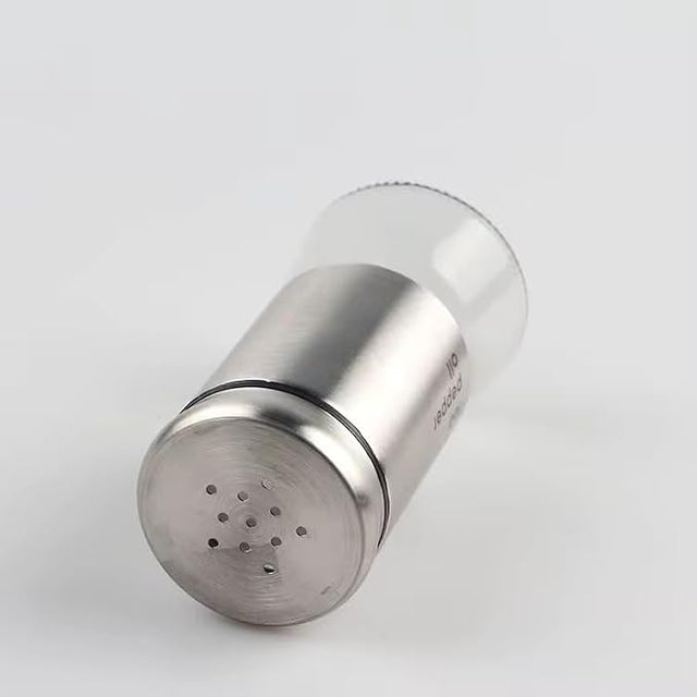 S.S Salt & Pepper Shaker – Long Glass Spice & Seasoning Dispenser
